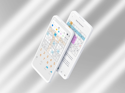 Sudoku-Color Picker colorpicker design dockbar figma game gameexperience icondesign illustration mobile mobilegame product sudoku ui ux