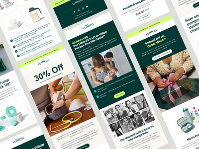 Willow’s Email Design for Cyber Week & Limited-Time Sales ecommerce email marketing email design email design marketing email marketing for sale email template