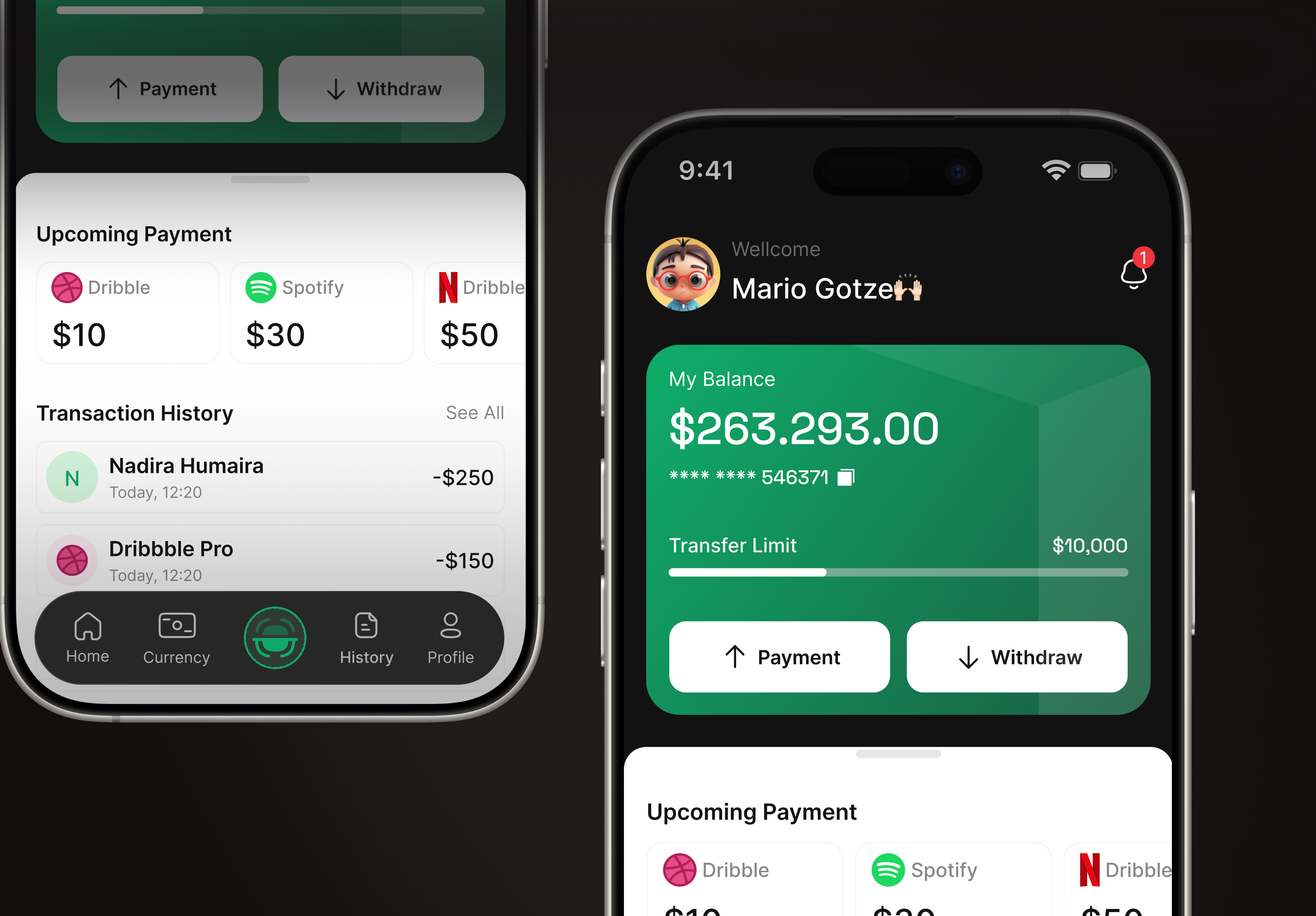 💳 Fintage – Modern Finance App UI app design designdaily dribbblesho finance fintechui mobileapps paymentapp uiux