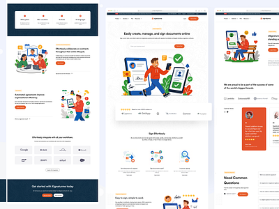 Digital Signature Platform Landing Page access agreement approval client consent contract digital document form identity legal platform record request secure signature signing upload verify workflow
