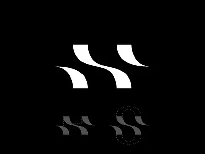 HS branding double meaning elegant h hs initials letter lettermark logo logo grid minimal minimalist modern monogram roxana niculescu s simple