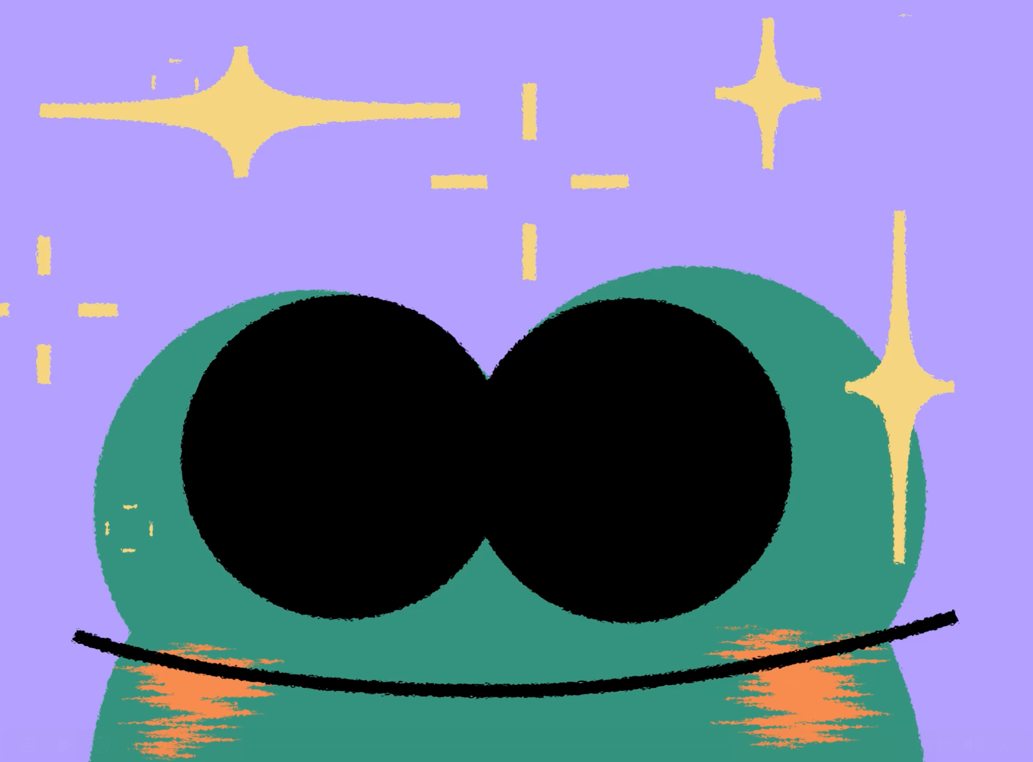 Hypnotoad after effects animation character character design frog gif graphic design illustration loop motion motion graphics textures toad