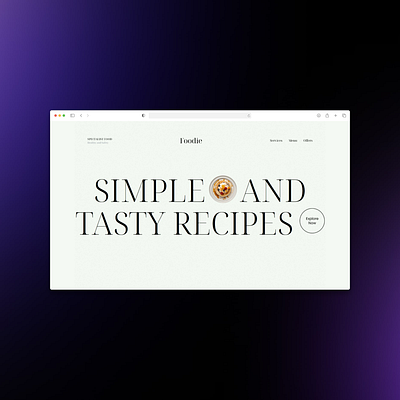 Food Website food food website graphic design restaurant ui website website design