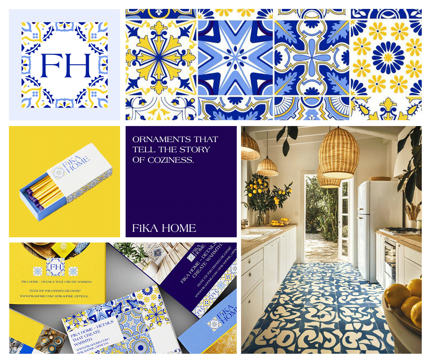 Visual identity - Fika Home adobe illustrator adobe photoshop branding graphic design logo logo design logotype visual identity