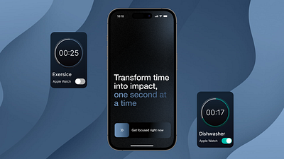 Time management mobile app app design design focus mobile app motion graphics productivity prototyping responsible design time management timer ui ux