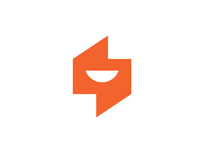 S-Chat Logo Mark with a Happy Twist ai logo ai logo mark chat chat icon chat logo conversational mark graphic design happy logo modern logo s logo s logo mark saas logo smile smile logo speech bubble symbol logo tech logo web3