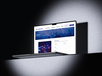 Contact Page app contact page design interface landing page product design ui uiux website