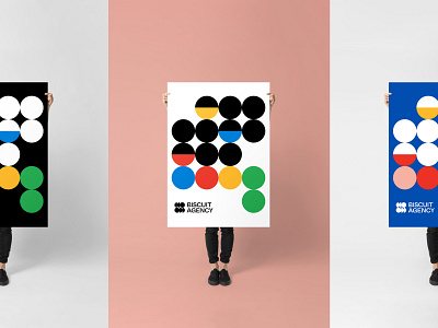 Biscuit Agency posters branding canvas design download identity illustration logo mockup mockups paper poster psd template typography