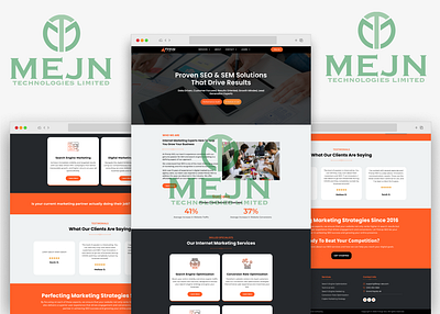 Internet Marketing Services UI & UX Design 3d animation branding graphic design logo motion graphics ui