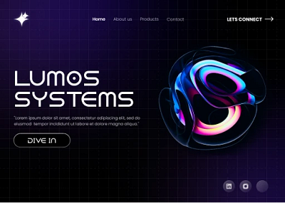 Lumos design graphic design ui web