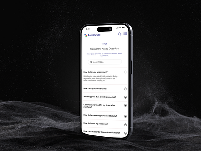 FAQs - Mobile View app design faqs interface mobile mobile phone product design ui