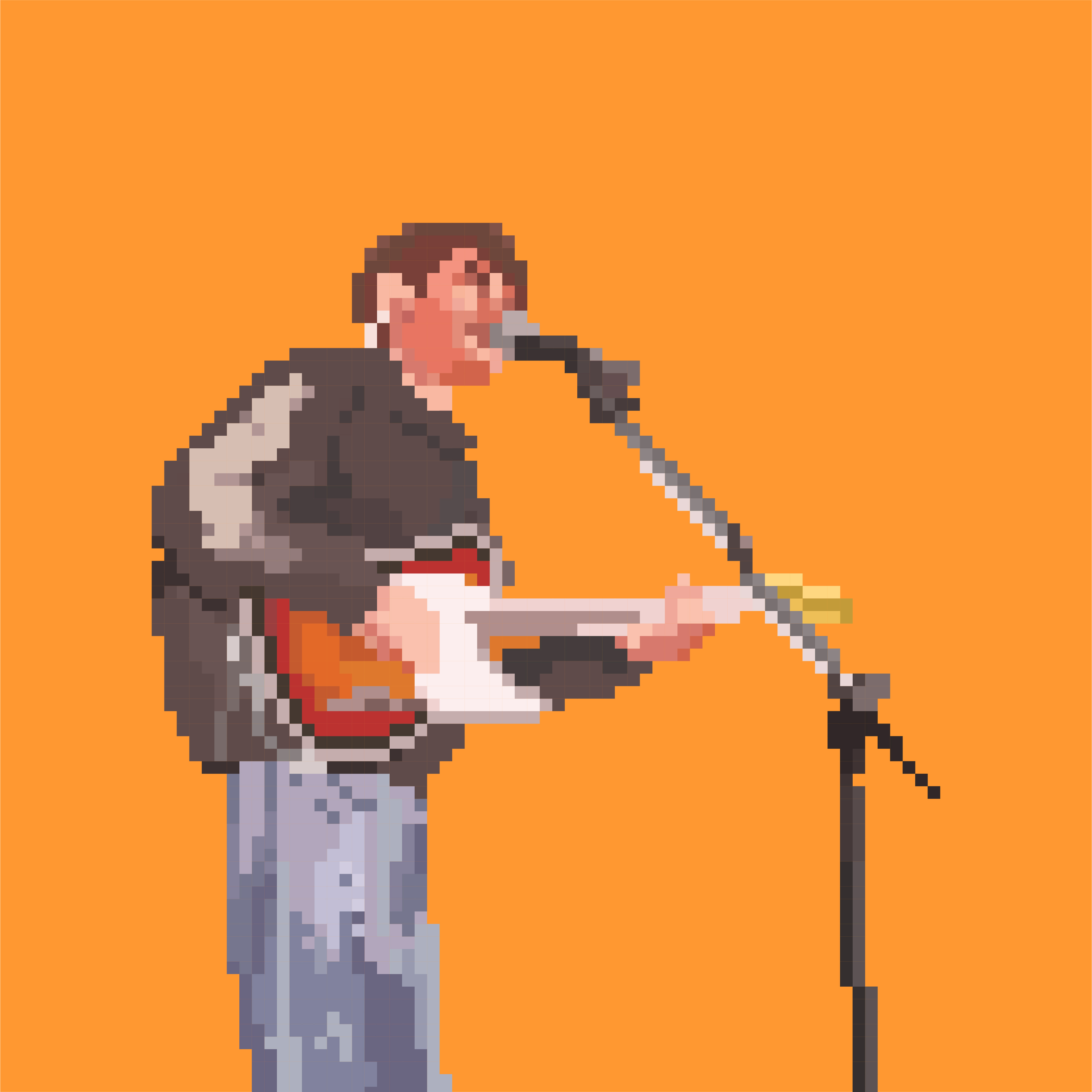 アート・デザイン・音楽 1x1 Pixel-Based Illustration & Design Rex Orange County: Pixel Art by Zulfikar Arfan on Dribbble