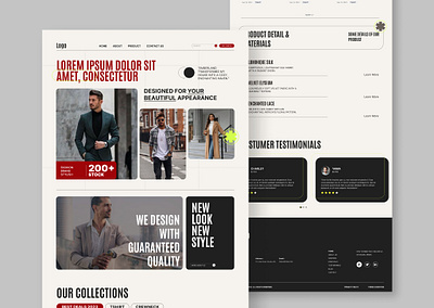 Modern E-commerce Website branding figma graphic design ui uiux