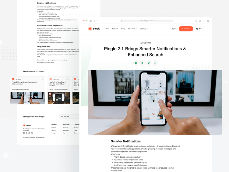 Blog Article Page with Minimal Reading UI by Sulton handaya for ...