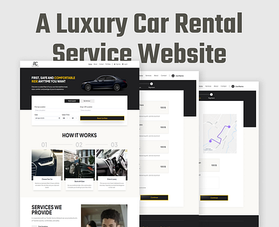 Luxury Car Booking Website