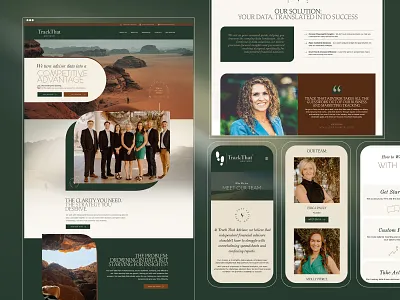 Track that Advisor Web Design advisor web design advisor website web design