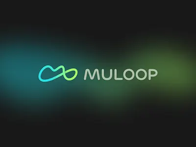 MULOOP logo branding design logo logo design loop mark