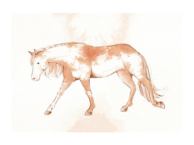 A walk 2d art design illustration