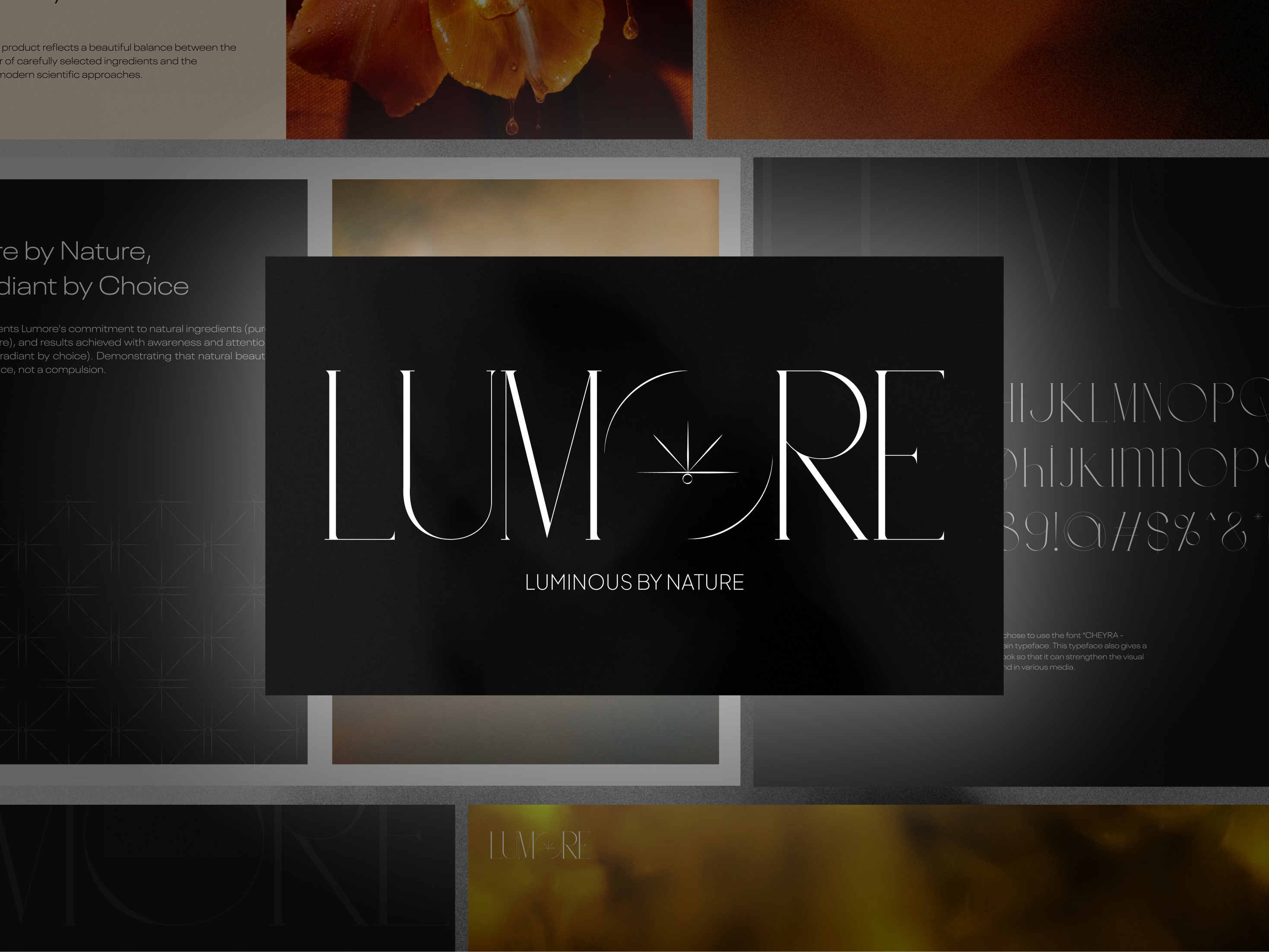 LUMORE - Skincare & Bodycare Visual Identity Branding Guideline bodycare brand design brand guideline branding classic color elegant graphic design icon illustration logo logo design luxury minimalist modern professional serif skincare typography visual identity