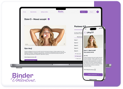 🌿 Binder Valentine: Holistic Beauty App Concept beauty branding care courses healthcare holistic mobile ui ux video web wellbeeing