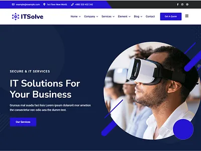 Software Technology & IT Solutions WP Theme business business consulatin corporate