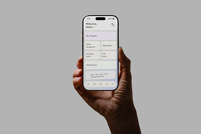 Educational Mobile App - Homepage app apps design education educational homepage mobile ui ux