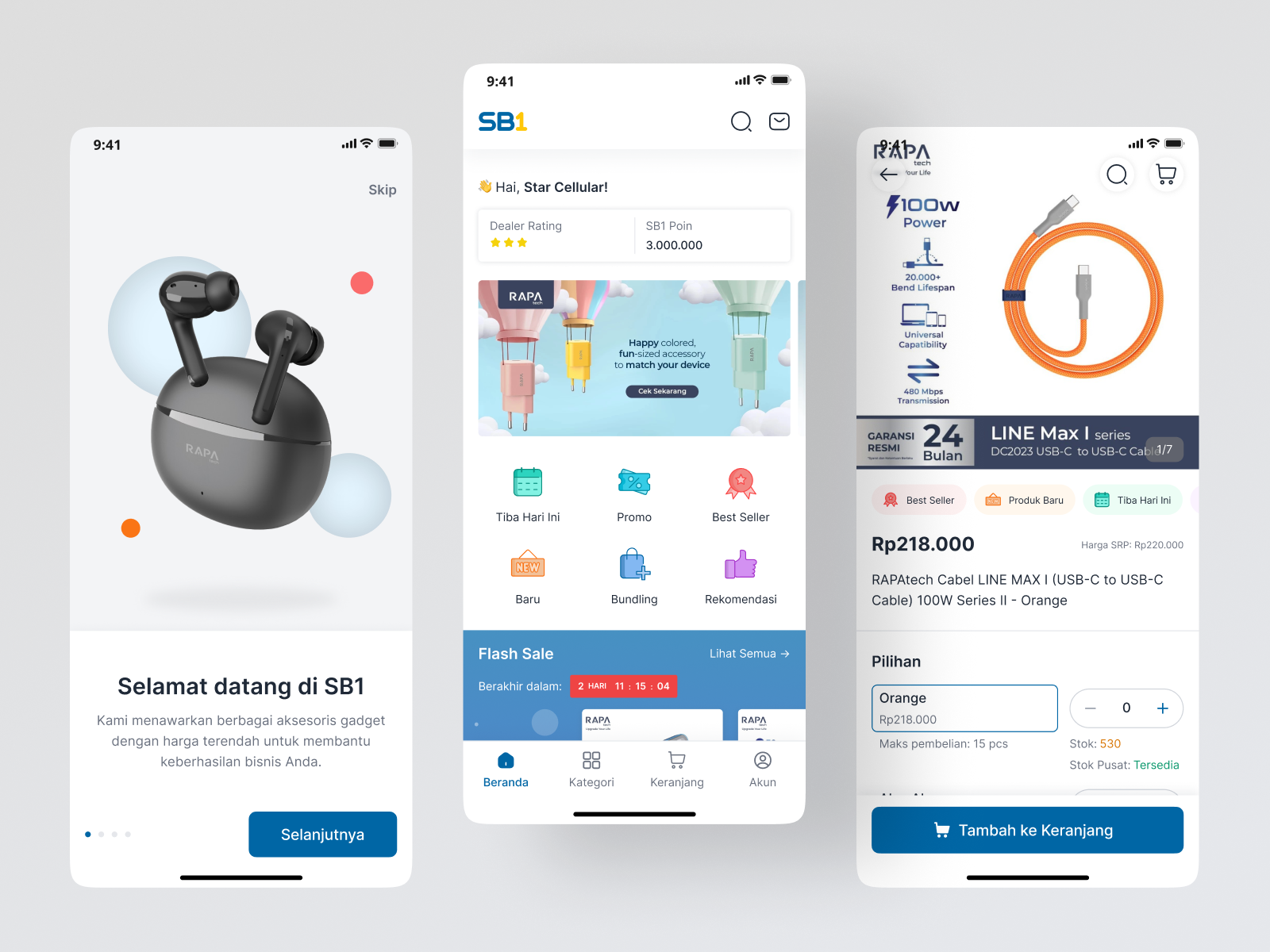 Example of Figma E Commerce Web/Mobile UI/UX Design