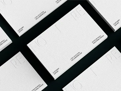 NOIRE - Business Card Design brand brand identity branding business business card business cards clothes clothing clothing brand design fashion fashion brand graphic design logo logo design logotype minimalist modern typography visual identity