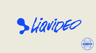 Branding Liquideo branding graffiti handtype identity logo