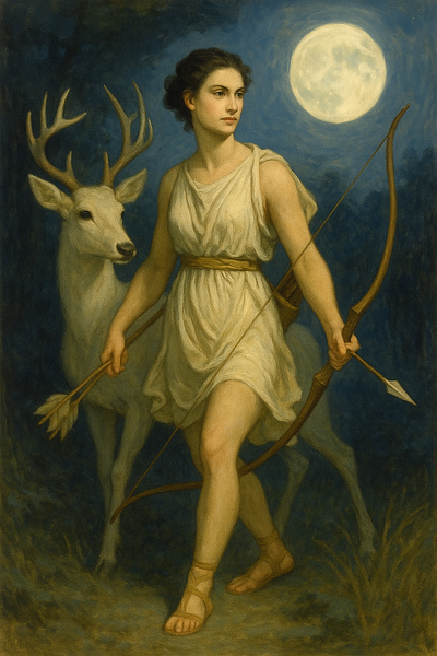 Diana of the Moonlit Forest