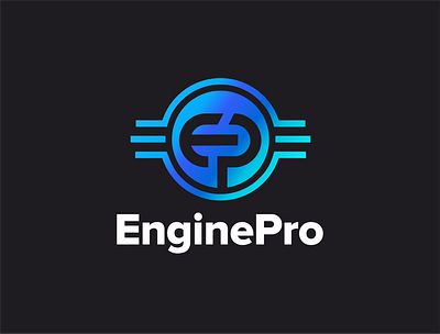 Engine Pro brand brandidentity branding brandmark company design font graphic design icon identity illustration logo logotype motion graphics typography vector