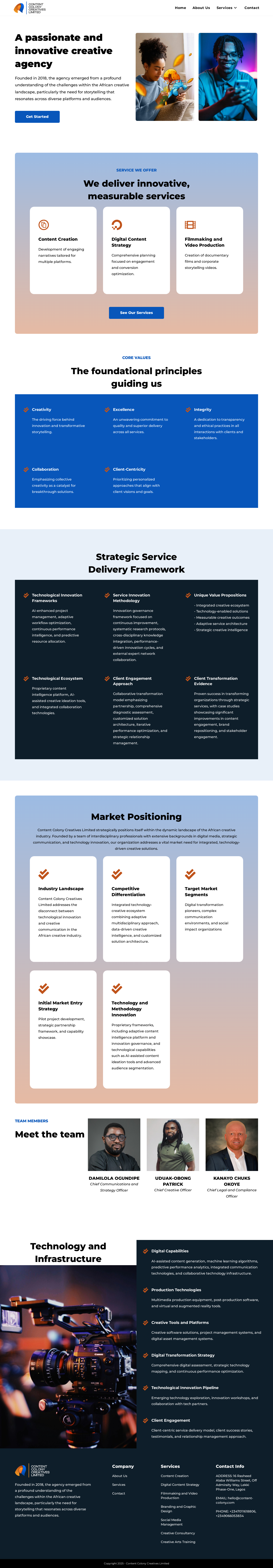 Content Colony Creatives Limited elementor ui wordpress