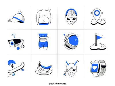 Color Line Icons alien bananas body fat cctv fat body fitness icons line icon location map outline icons p cap playground skatebaord slim body smartwatch space space icons sports sports icon