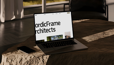 NordicFrame Architects brandidentity branding graphic design logo design ui ux webdesign