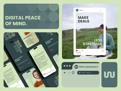 Modern Brand Identity for Wafaa — Logo, Mascot & Brand Guideline branding brandlogo clean logo creative logo custom illustration design digital platform branding friendly mascot graphic design illustration logo mascot design minimalist logo modern logo professional branding soft color palette startup branding typography vector visual identity