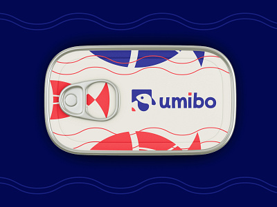 Umibo - Branding branding fish fish can frozen graphic design illustration logo packaging sea foods