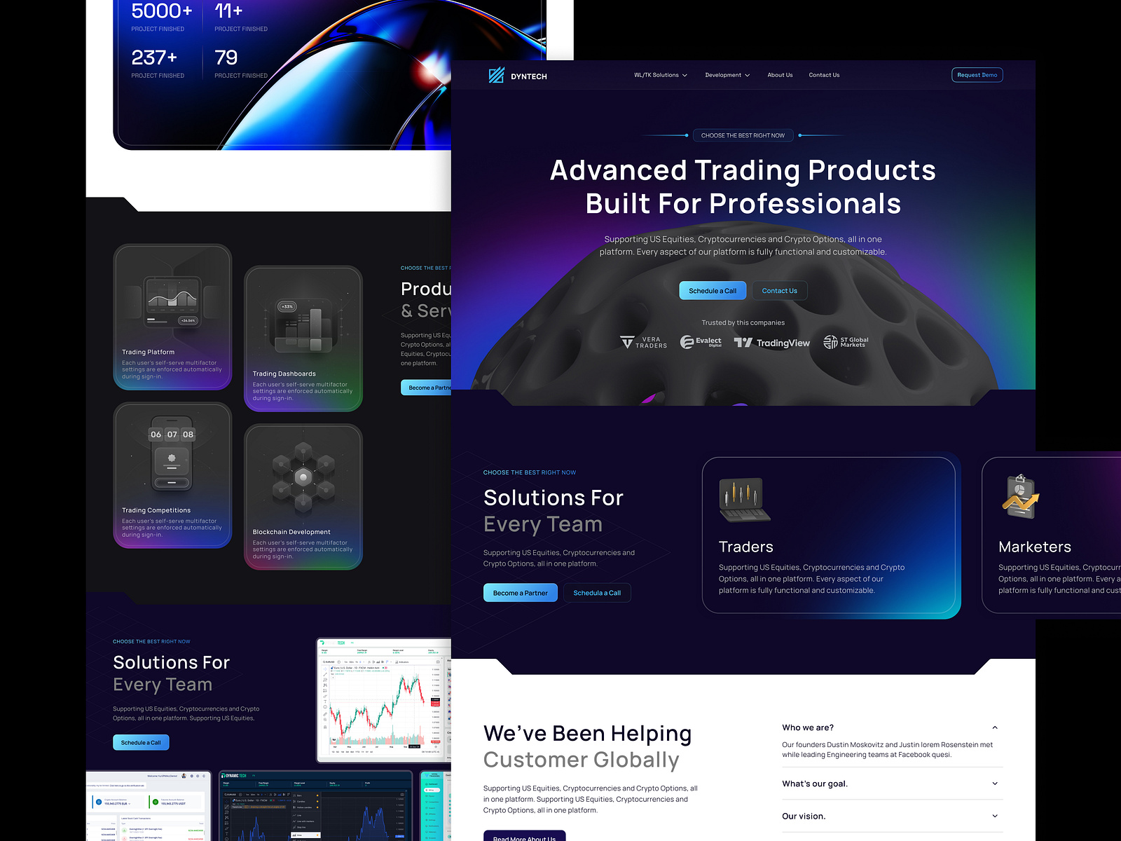 Website Design for Trading Company by Sofiia Shvaia