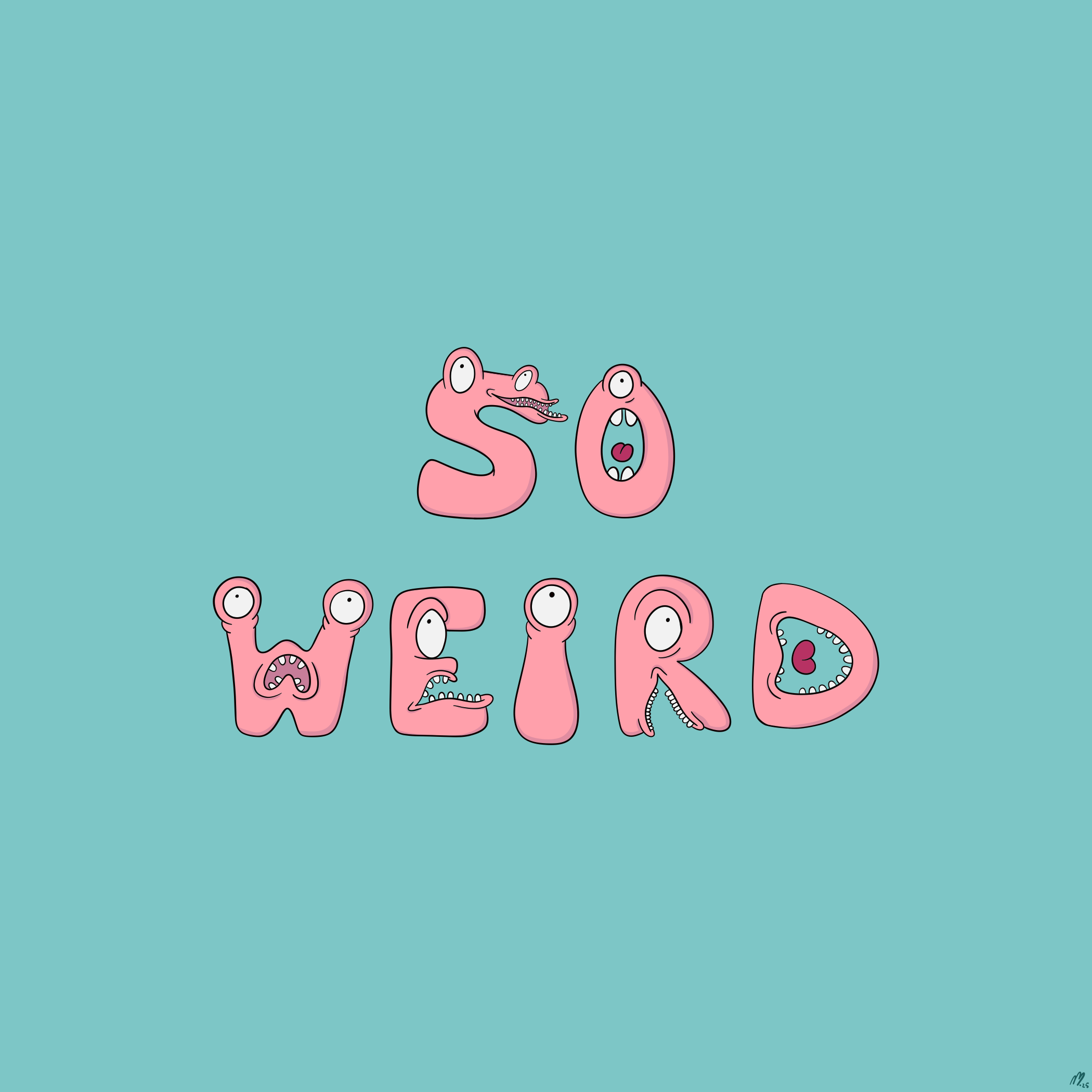 Alphabet Goop. graphic design illustration lettering typography
