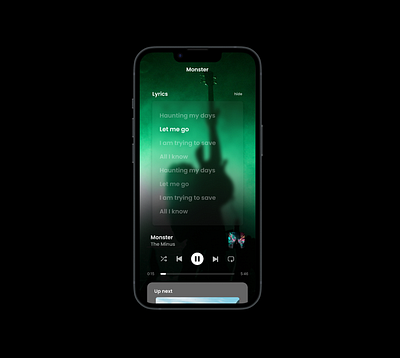 Mobile Music Player branding dailyui dailyui010 design figma graphic design music musicplayer uxui