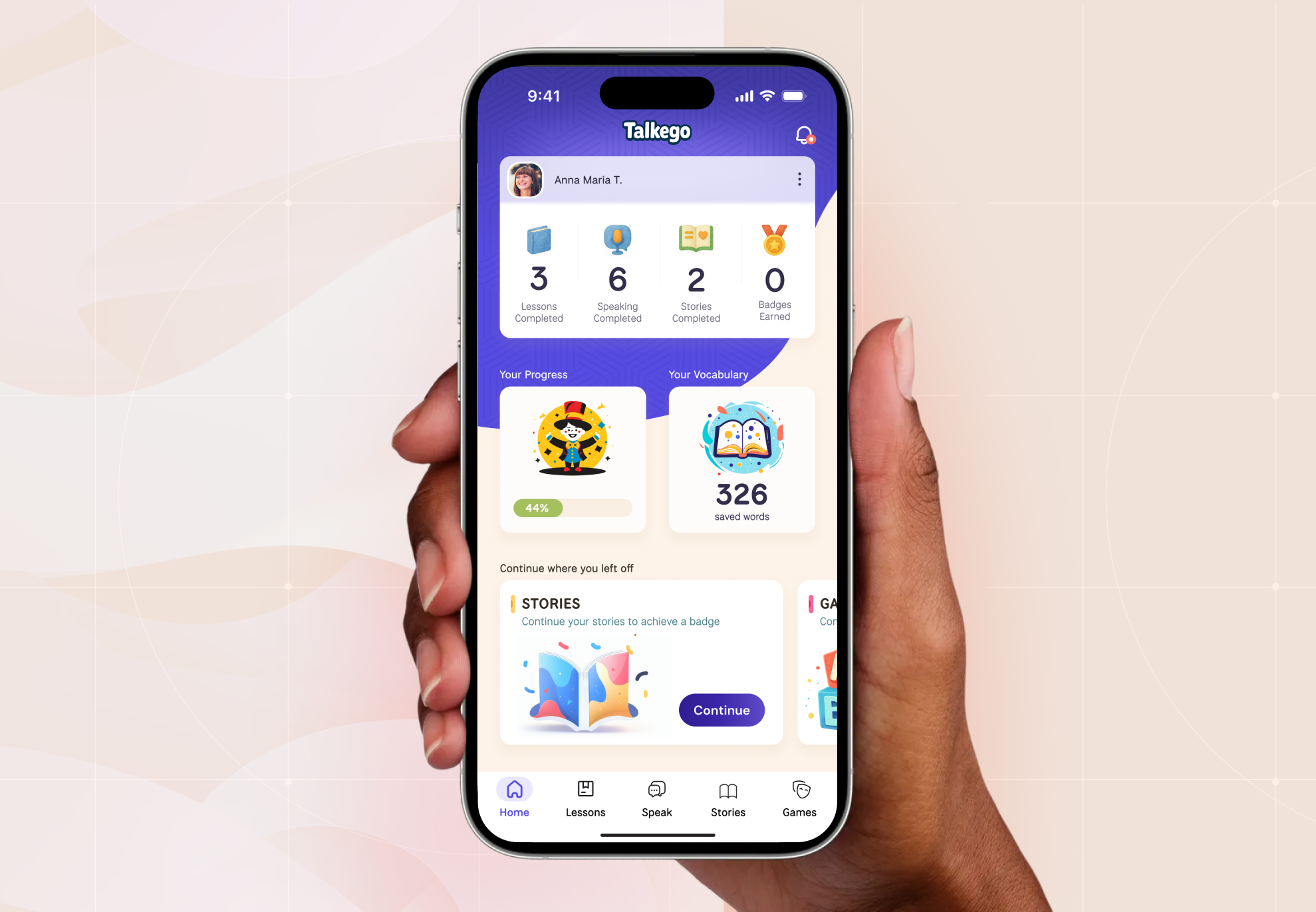 Concept Language Learning Ap dualingo education english kids language mobile app praktika