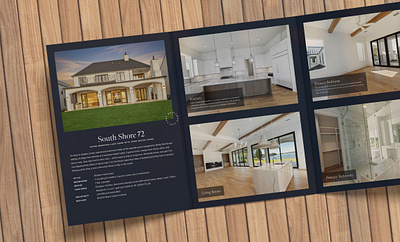 Long Cove print pieces agency book design brochure design graphic design luxury real estate real estate