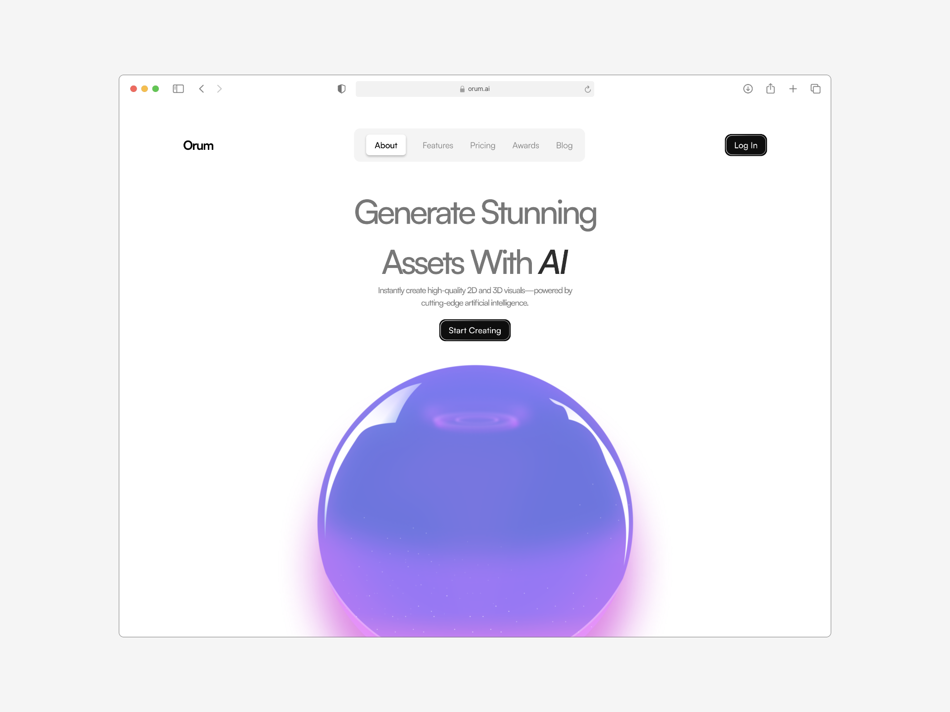 Orum AI Landing Page ai artificial intelligence design designer figma illustration landing page uiux web design website