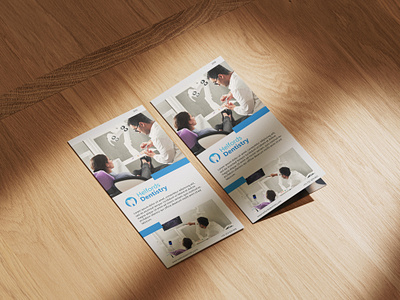 Dentistry Service (Brochure Design Project) app branding design graphic design illustration logo typography ui ux vector