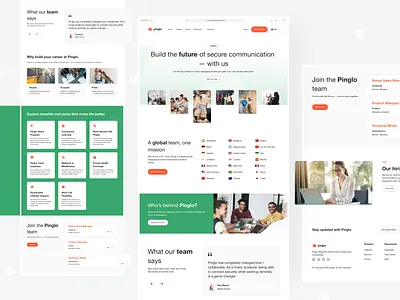 Career Page for Startup Hiring channel chat communication connect contact conversation dialogue group inbox interface message messenger mobile network platform reply social talk team texting