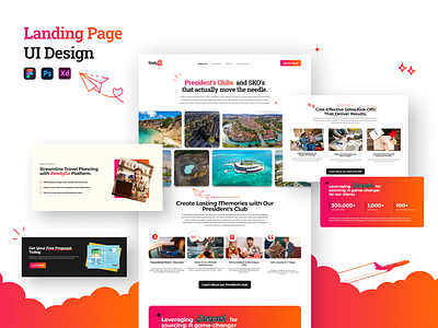 ReadyGo – Landing Page UI Design branding design figma illustration landing prototyping ui web