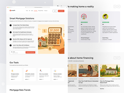 Mortgage Calculator & Simulation Page agent apartment buy dashboard details explore filter home housing inquiry listing location map neighborhood pricing property realestate rent search viewing