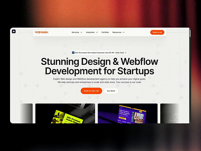Webyansh - Branding, UX Design & Webflow Development Case Study branding case studies case study casestudy design agency portfolio portfolio case study portfolio website uiux ux case studies ux case study web design web design case study webflow webflow agency webflow case study webflow design webflow designer webflow development website case study