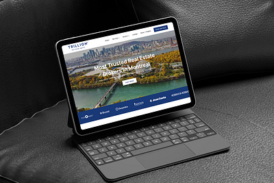 Trillion Real Estate – Commercial Property Listing Web UI design figma graphic design illustration mockup prototyping ui web