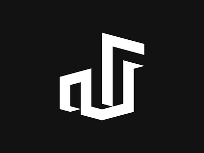 J Logo Design — Fun Exploration abstract complex exploration identity j logo premade