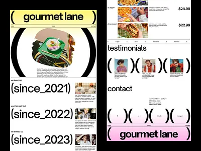 Gourmet Lane - UI/UX Design for Street Food Restaurant Website conversion focused ui fast food website food delivery platform food delivery ui food ecommerce food website ui intuitive food interface landing page design menu design modern food website online food order product design responsive food website restaurant website design street food design street food website takeaway ui uiux design waxyweb web design